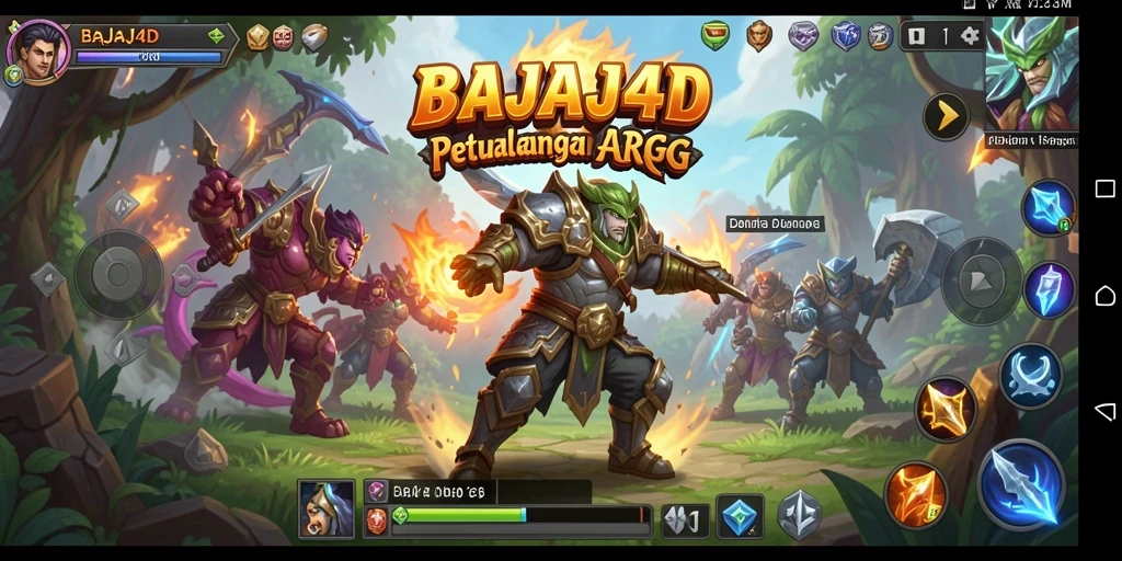 Tangkapan layar gameplay BAJAJ4D menampilkan pertempuran epik dalam dunia ARPG.