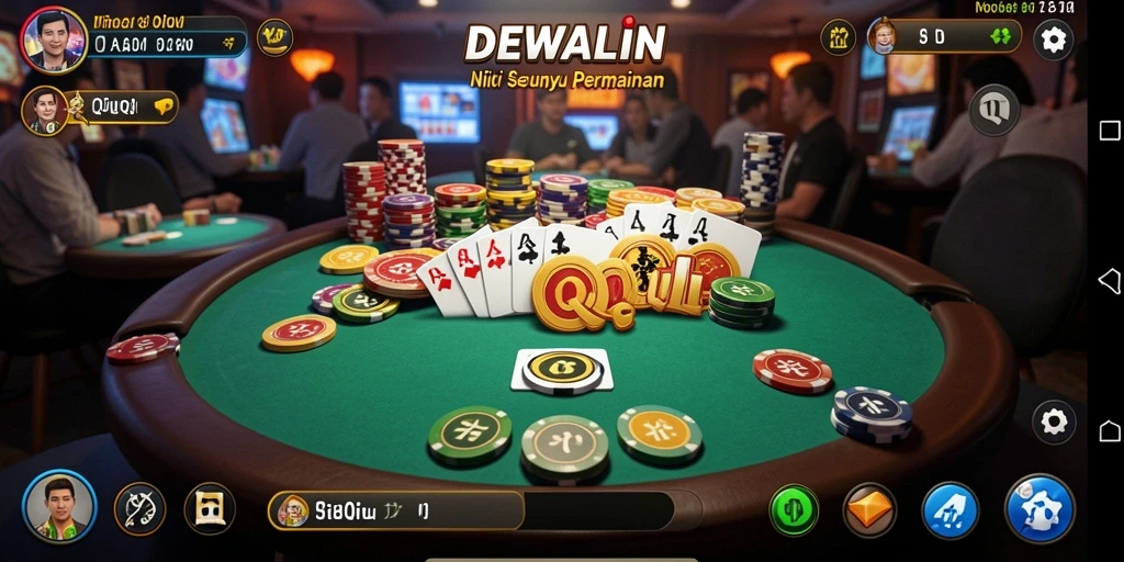 Tampilan gameplay seru dalam DEWALIN QiuQiu.