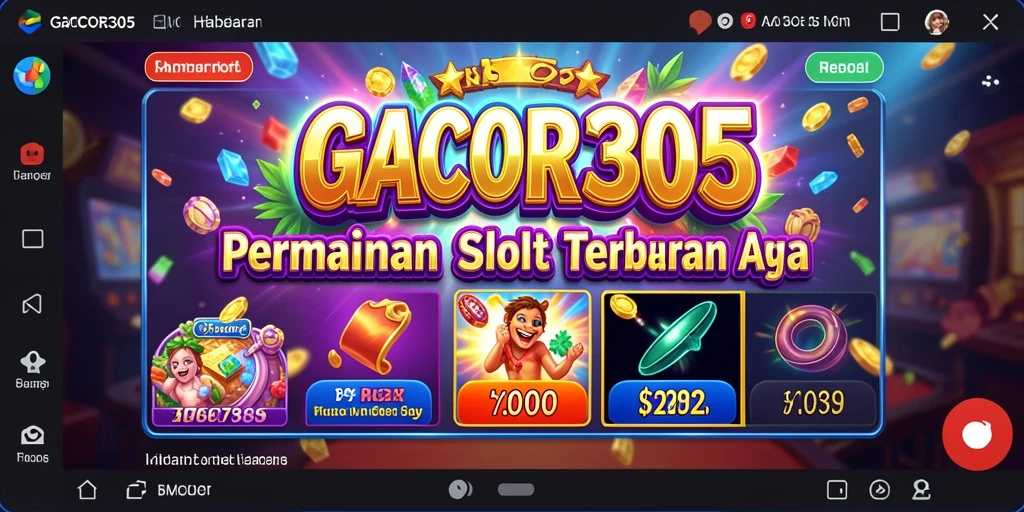 Screenshot GACOR305 menampilkan gameplay Slot yang seru dan mengasyikkan.