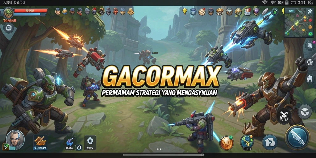 Tampilan menyenangkan dari gameplay GACORMAX yang penuh strategi.