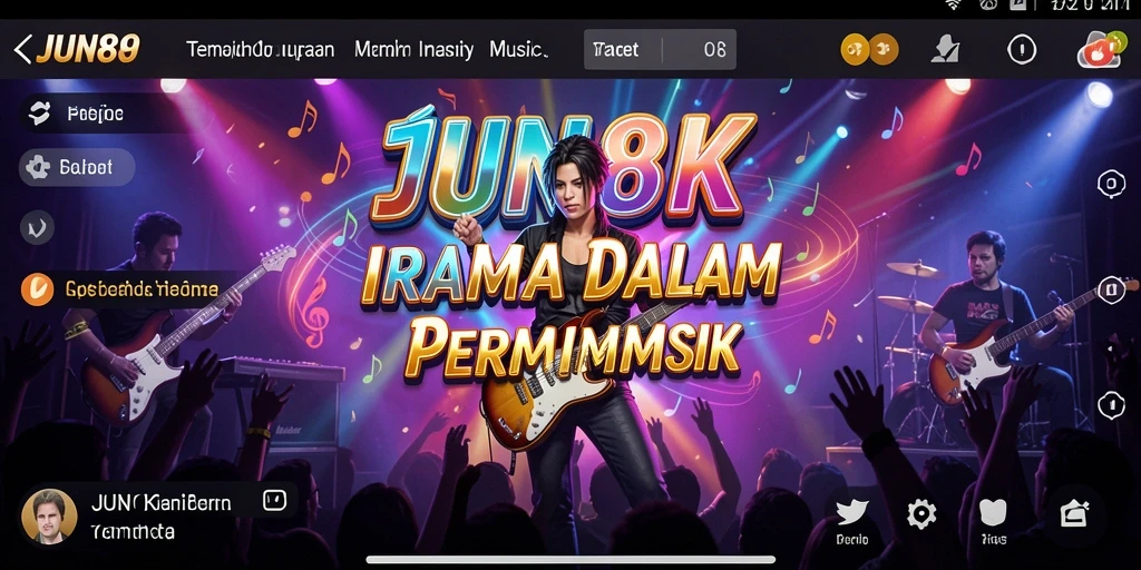 Tampilan gameplay JUN88 yang penuh warna dan dinamis.