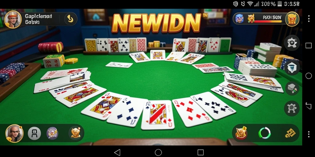 Tampilan gameplay seru game Gaple NEWIDN.